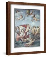 The Triumph of Galatea, 1512-14-Raphael-Framed Giclee Print