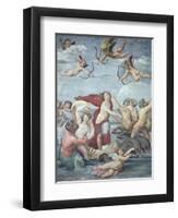 The Triumph of Galatea, 1512-14-Raphael-Framed Giclee Print