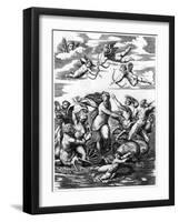 The Triumph of Galatea, 1512-L Delaistre-Framed Giclee Print