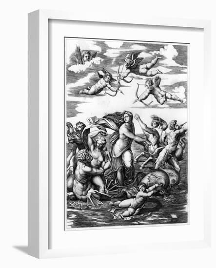 The Triumph of Galatea, 1512-L Delaistre-Framed Giclee Print