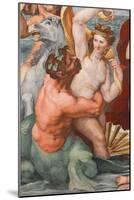 The Triumph of Galatea, 1513-14 (Fresco) (Detail of 2646174)-Raphael (1483-1520)-Mounted Giclee Print