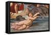 The Triumph of Galatea, 1513-14 (Fresco) (Detail of 2646174)-Raphael (1483-1520)-Framed Stretched Canvas