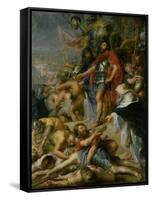 The Triumph of Judas Maccabeus, 1635-Peter Paul Rubens-Framed Stretched Canvas