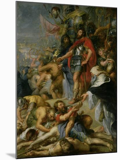 The Triumph of Judas Maccabeus, 1635-Peter Paul Rubens-Mounted Giclee Print