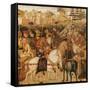 The Triumph of Julius Caesar-Paolo Uccello-Framed Stretched Canvas