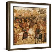 The Triumph of Julius Caesar-Paolo Uccello-Framed Giclee Print