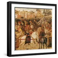 The Triumph of Julius Caesar-Paolo Uccello-Framed Giclee Print