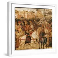 The Triumph of Julius Caesar-Paolo Uccello-Framed Giclee Print