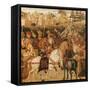 The Triumph of Julius Caesar-Paolo Uccello-Framed Stretched Canvas