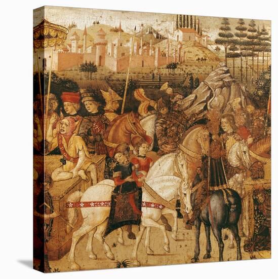 The Triumph of Julius Caesar-Paolo Uccello-Stretched Canvas