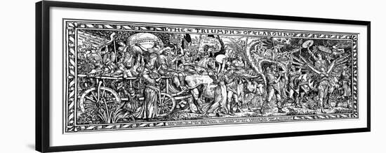 The Triumph of Labour-Walter Crane-Framed Premium Giclee Print