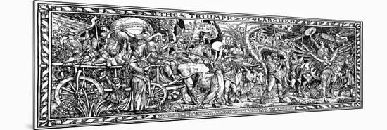 The Triumph of Labour-Walter Crane-Mounted Premium Giclee Print