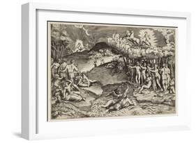 The Triumph of Love, 1545-Giulio Bonasone-Framed Giclee Print