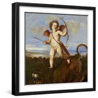 The Triumph of Love, C. 1545-Titian (Tiziano Vecelli)-Framed Giclee Print