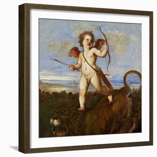 The Triumph of Love, C. 1545-Titian (Tiziano Vecelli)-Framed Giclee Print