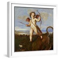 The Triumph of Love, C. 1545-Titian (Tiziano Vecelli)-Framed Giclee Print