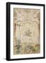 The Triumph of Love (Ink and W/C on Paper)-Claude Gillot-Framed Giclee Print