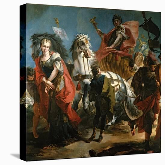 The Triumph of Marcus Aurelius-Giandomenico Tiepolo-Stretched Canvas