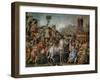 The Triumph of Marcus Furius Camillus, from the Sala Dell'Udienza, 1545 (Pre-Restoration)-Francesco Salviati-Framed Giclee Print