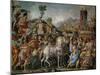 The Triumph of Marcus Furius Camillus, from the Sala Dell'Udienza, 1545 (Pre-Restoration)-Francesco Salviati-Mounted Giclee Print