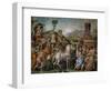 The Triumph of Marcus Furius Camillus, from the Sala Dell'Udienza, 1545 (Pre-Restoration)-Francesco Salviati-Framed Giclee Print