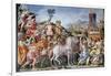 The Triumph of Marcus Furius Camillus-Francesco Salviati-Framed Giclee Print