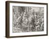 The Triumph of Mordecai, 1515-Lucas van Leyden-Framed Giclee Print