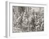 The Triumph of Mordecai, 1515-Lucas van Leyden-Framed Giclee Print