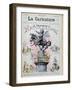 The Triumph of Naturalism," Caricature of Emile Zola (1840-1902) Illustration from "La Caricature"-Albert Robida-Framed Giclee Print