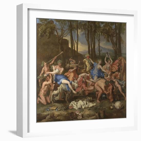 The Triumph of Pan, 1636-Nicolas Poussin-Framed Premium Giclee Print