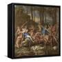 The Triumph of Pan, 1636-Nicolas Poussin-Framed Stretched Canvas