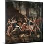 The Triumph of Pan, 17th century-Nicolas Poussin-Mounted Premium Giclee Print