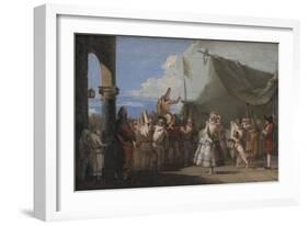 The Triumph of Pulcinella, 1753-54-Giovanni Battista Tiepolo-Framed Giclee Print