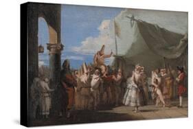 The Triumph of Pulcinella, 1760-1770-Giandomenico Tiepolo-Stretched Canvas