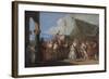 The Triumph of Pulcinella, 1760-1770-Giandomenico Tiepolo-Framed Giclee Print