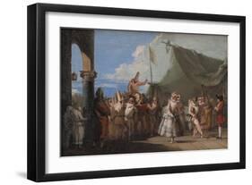 The Triumph of Pulcinella, 1760-1770-Giandomenico Tiepolo-Framed Giclee Print