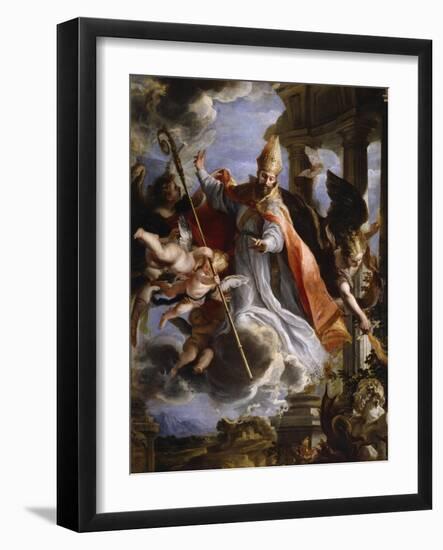 The Triumph of Saint Augustine, 1664-Claudio Coello-Framed Giclee Print