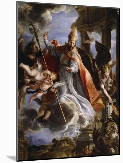 The Triumph of Saint Augustine, 1664-Claudio Coello-Mounted Giclee Print