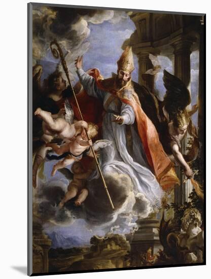The Triumph of Saint Augustine, 1664-Claudio Coello-Mounted Giclee Print