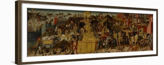 The Triumph of Scipio Africanus, C.1460 (Tempera on Fabric Mounted on Panel) (See also 488154)-Biagio D'Antonio-Framed Premium Giclee Print