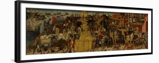 The Triumph of Scipio Africanus, C.1460 (Tempera on Fabric Mounted on Panel) (See also 488154)-Biagio D'Antonio-Framed Premium Giclee Print