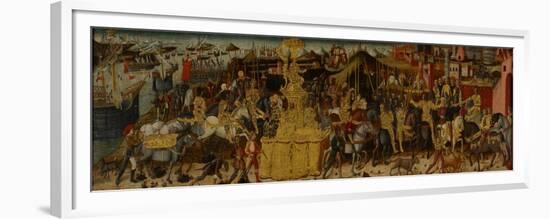 The Triumph of Scipio Africanus, C.1460 (Tempera on Fabric Mounted on Panel) (See also 488154)-Biagio D'Antonio-Framed Premium Giclee Print