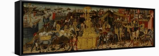 The Triumph of Scipio Africanus, C.1460 (Tempera on Fabric Mounted on Panel) (See also 488154)-Biagio D'Antonio-Framed Stretched Canvas