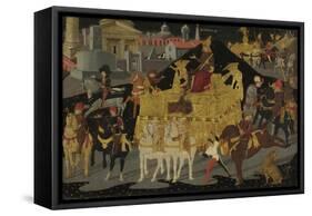 The Triumph of Scipio Africanus-Apollonio di Giovanni di Tommaso-Framed Stretched Canvas