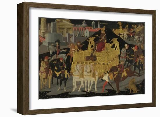 The Triumph of Scipio Africanus-Apollonio di Giovanni di Tommaso-Framed Giclee Print