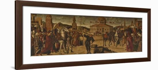 The Triumph of St George-Vittore Carpaccio-Framed Premium Giclee Print