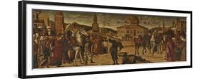 The Triumph of St George-Vittore Carpaccio-Framed Premium Giclee Print