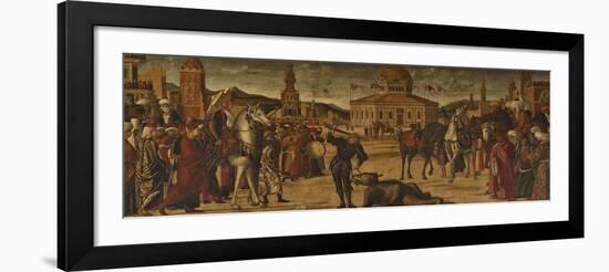 The Triumph of St George-Vittore Carpaccio-Framed Giclee Print