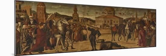 The Triumph of St George-Vittore Carpaccio-Mounted Giclee Print