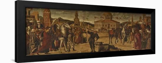 The Triumph of St George-Vittore Carpaccio-Framed Giclee Print